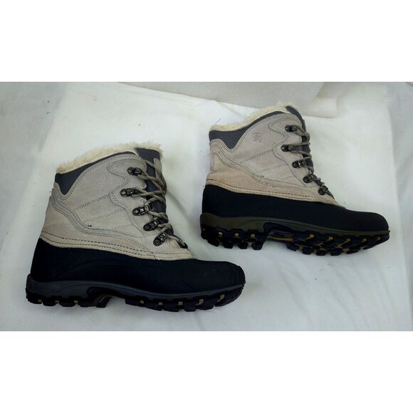 Kamik Whitetail Winter Boots Women's 8 EUR 39 Thinsulate Insulated Black Beige - Picture 9 of 15